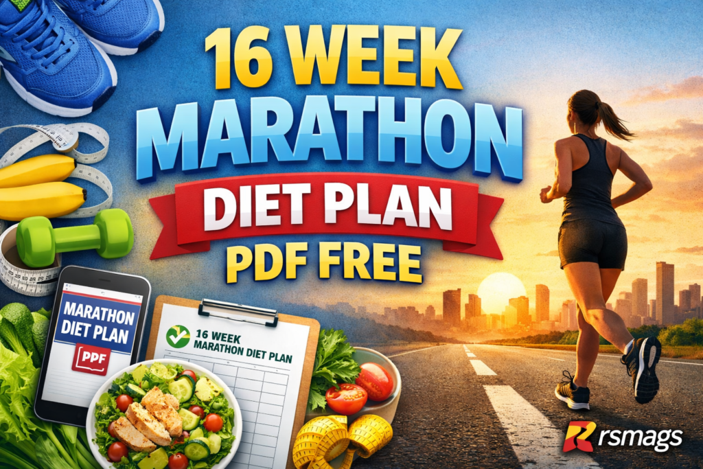 16 week marathon diet plan pdf free