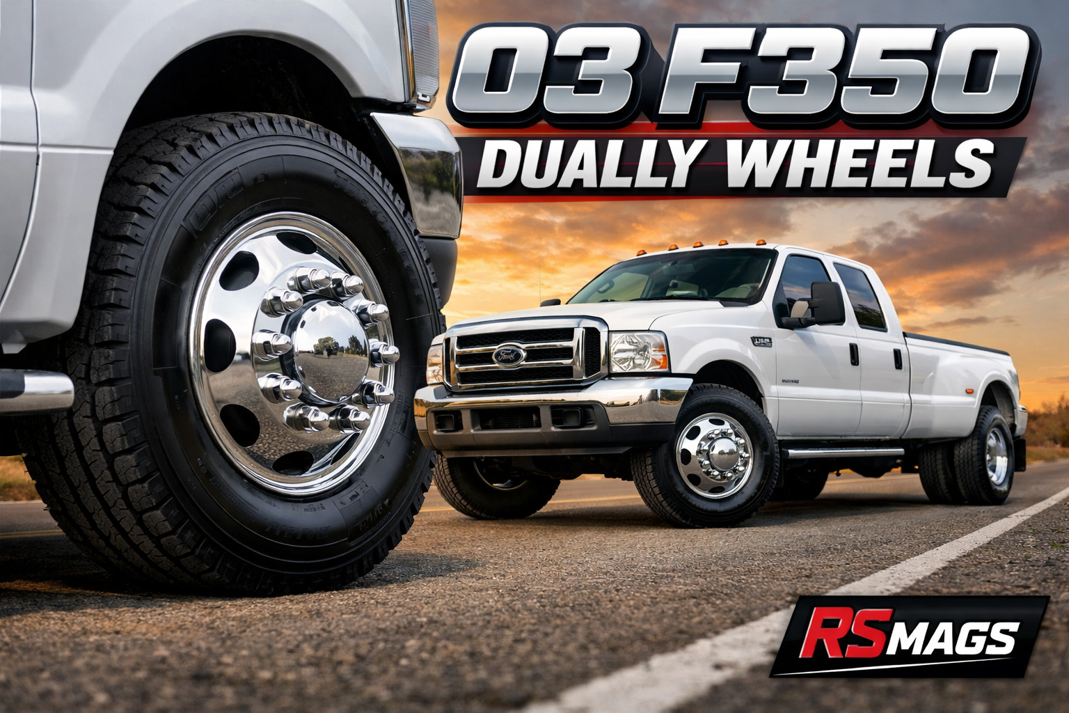 03 f350 dually wheels