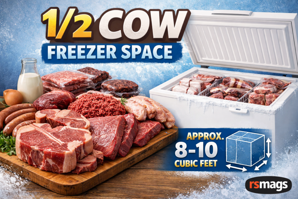 1 2 cow freezer space